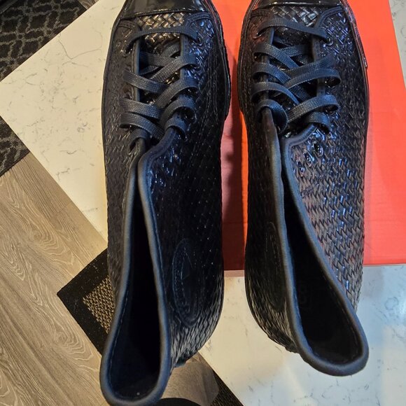 CONVERSE Chuck 70 Woven Leather A14450C 2025 RARE Black Men's High Top Size 10 - Picture 10 of 16